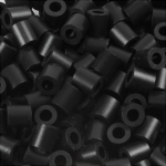 Creotime strijkkralen 5 mm 1100 stuks - Zwart