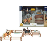 Toi-Toys Toi Toys Horses Pro Twee paarden met ruiters en accessoires