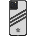 Adidas Apple iPhone 11 Pro Back Cover Leer Wit/ - Zwart