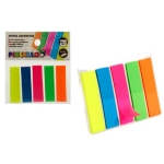 Pincello zelfklevende briefjes blauw/roze/groen/geel/oranje