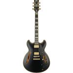 Ibanez JSM20 Black Low Gloss John Scofield Signature semi-akoestische gitaar met koffer