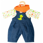 Heless babypoppenkleding junior 35 45 cm textiel 3 delig