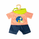 Heless babypoppenkleding junior 35 45 cm oranje 3 delig