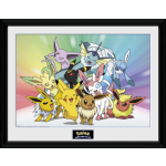 GB Eye poster in lijst Pokémon Eevee 30 x 40 cm - Zwart