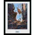 GB Eye poster in lijst Fallout 4 Street Scene 30 x 40 cm - Zwart