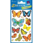Avery stickers Vlinders junior 7,6 x 12 cm papier 30 stickers