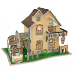 CubicFun 3D Puzzel Garden Cottage France 16,5 cm 36 stukjes