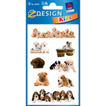 Avery stickervel Puppies junior 7,6 x 12 cm papier 24 delig