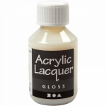 Creotime acrylvernis 100 ml transparant, glanzend