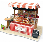 CubicFun 3D puzzel Bakery and Caffee Stall France 32 stukjes