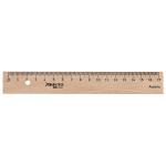 Aristo liniaal Geo College 17 cm hout/staal - Bruin
