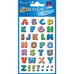 Avery stickers Z design ABC junior 76 x 120 mm papier - Blauw