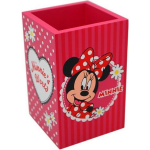 Disney pennenbakje Minnie Mouse meisjes 14 x 9 cm hout - Rood