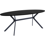 Woood Exclusive Bruno Eettafel 220 x 100 cm - Zwart