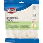 Trixie Nestmateriaal Kapok Creme - Kooi Accessoire - 100 g