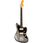 Fender American Professional II Jazzmaster Mercury RW elektrische gitaar met koffer
