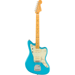 Fender American Professional II Jazzmaster Miami Blue MN elektrische gitaar met koffer