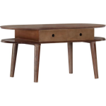 Vidaxl Salontafel 100x50x46 Cm Massief Acaciahout - Bruin