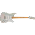 Fender H.E.R. Stratocaster MN Chrome Glow elektrische gitaar met gigbag