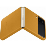 Samsung Galaxy Z Flip 3 Back Cover Leer - Amarillo