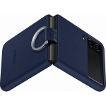 Samsung Galaxy Z Flip 3 Siliconen Back Cover Ring - Azul