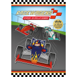 Rebo Productions stickerboek Racewagens junior papier 25 delig