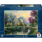 Schmidt Spiele Puzzel Kinkade Verlicht Landgoed - 3000 Stukjes