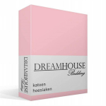 Dreamhouse Katoen Hoeslaken - 1-persoons (90x200 Cm) - Roze