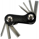 Mighty Mini Multitool 7 Functies 4 Cm/zilver - Zwart