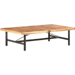 Vidaxl Salontafel 142x90x42 Cm Massief Acaciahout - Bruin