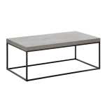 Beliani Delano Salontafel Mdf 60 X 100 Cm - Gris