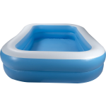 Creative Kids Zwembad - Opblaasbaar - Rechthoek - 262x175x51cm - Max 778 Liter - 2 Ringen - Blauw