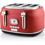 Westinghouse Retro Brooster - 4 Slice Toaster - - Rood