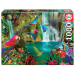 - Puzzel - 1000 Tropische Papegaaien