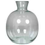 Eco Bloemenvaas/vazen Van Glas Met Diameter 23.5 Cm En Hoogte 26.5 Cm - Voor Binnen Gebruik
