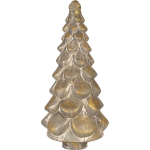 Clayre & Eef Decoratie Kerstboom Ø 24x51cm - Goud