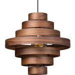 ETH Walnut Hanglamp - Bruin