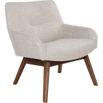 House Nordic House Nordic London Londense Lounge Stoel In Zand Met Notenhouten Poten