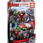 - Puzzle Avengers 2 X 100 Stks