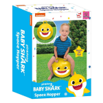 Baby Shark Skippybal Smiley Voor Kinderen 50 Cm - Zomer Buiten Speelgoed - Geel