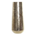 Items Bloemenvaas Van Alluminium 15 X 36 Cm. Prachtige Stijlvolle Bloemen Of Takken Vaas Voor Binnen - Goud