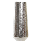 Items Bloemenvaas Van Aluminium Zilver 15 X 36 Cm - Prachtige Stijlvolle Bloemen Of Takken Vaas Voor Binnen - Silver