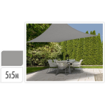 Progarden Schaduwdoek Vierkant - Donker - 5 X 5m - Gris