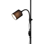 BES LED Led Tafellamp - Tafelverlichting - Trion Owino - E27 Fitting - Rond - Mat - Aluminium - Zwart