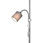BES LED Led Tafellamp - Tafelverlichting - Trion Owino - E27 Fitting - Rond - Mat Nikkel - Aluminium