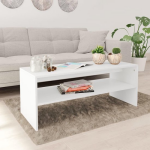 Vidaxl Salontafel 100x40x40 Cm Spaanplaat - Wit