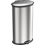 Eko - Ellipse Step Bin Mat/rvs 30l - Silver