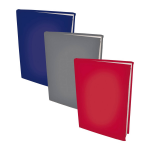 Benza Assortiment Rekbare Boekenkaften - Donker, Grijs En Rood - 3 Stuks - Blauw