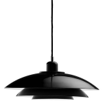 Dyberg Larsen Hanglamp Kaje 60w E27 40 X 21 Cm Staal - Zwart