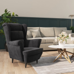 Vidaxl Fauteuil Fluweel Donker - Grijs